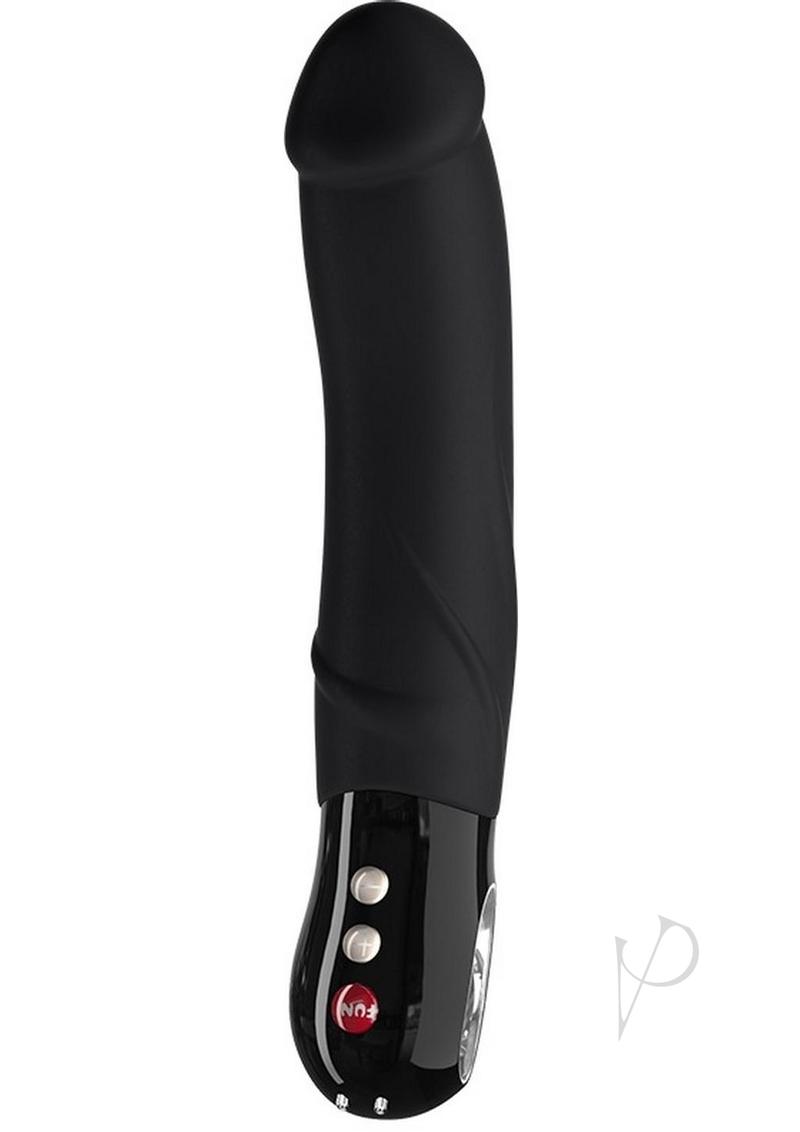 Big Boss Silicone Vibrating Dildo - Black