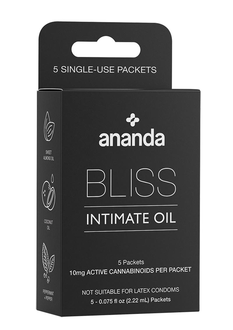 Bliss Intimate Oil Cbd Infused Individual Use - 10mg - 5 Packs Per Box/Pack