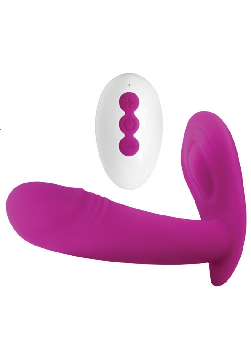 Bliss Power Punch USB Magnetic Rechargeable Silicone Dual Vibe Vibrator Waterproof - Pink