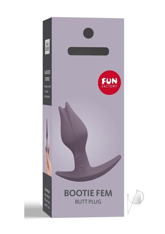 Bootie Fem Anal Plug - Dark Taupe - Tan