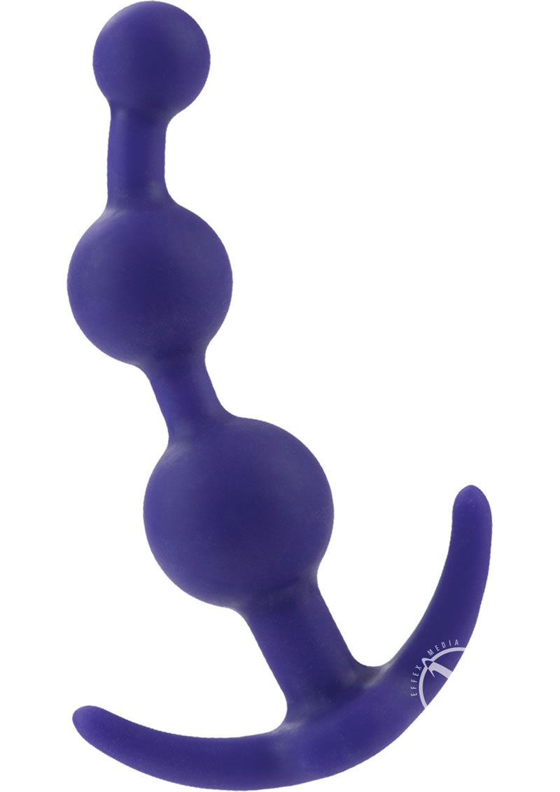 Booty Call Booty Beads Silicone Anal Beads - Purple