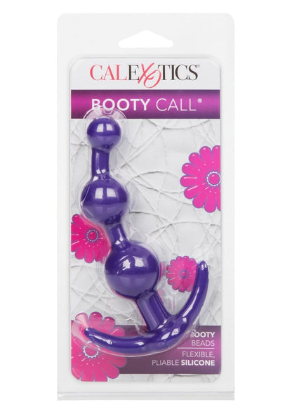 Booty Call Booty Beads Silicone Anal Beads - Purple