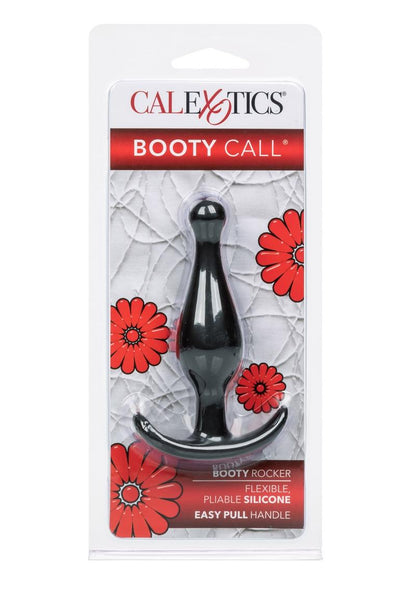 Booty Call Booty Rocker Silicone Butt Plug - Black