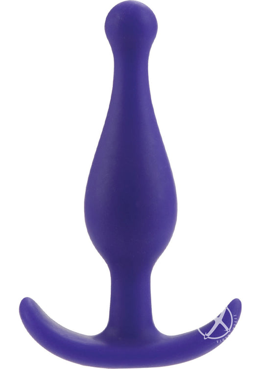 Booty Call Booty Rocker Silicone Butt Plug - Purple