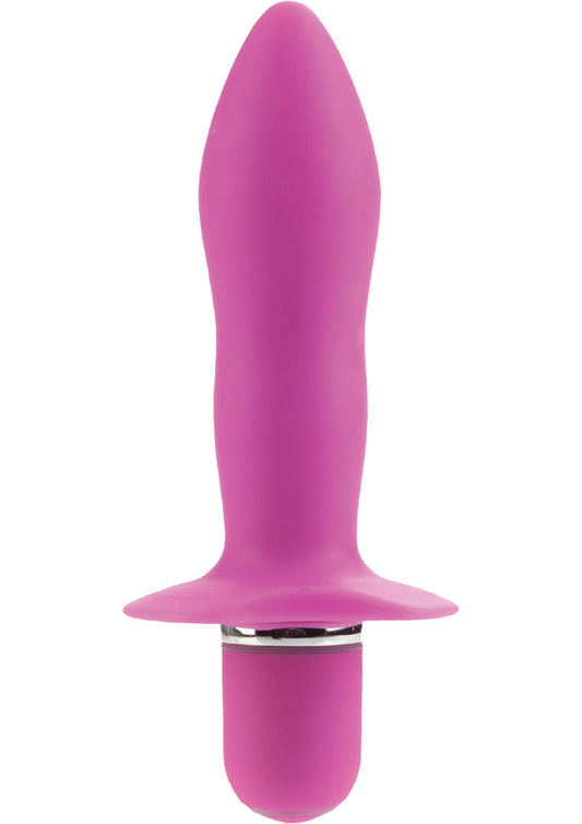 Booty Call Booty Rocket Silicone Vibrating Butt Plug - Pink