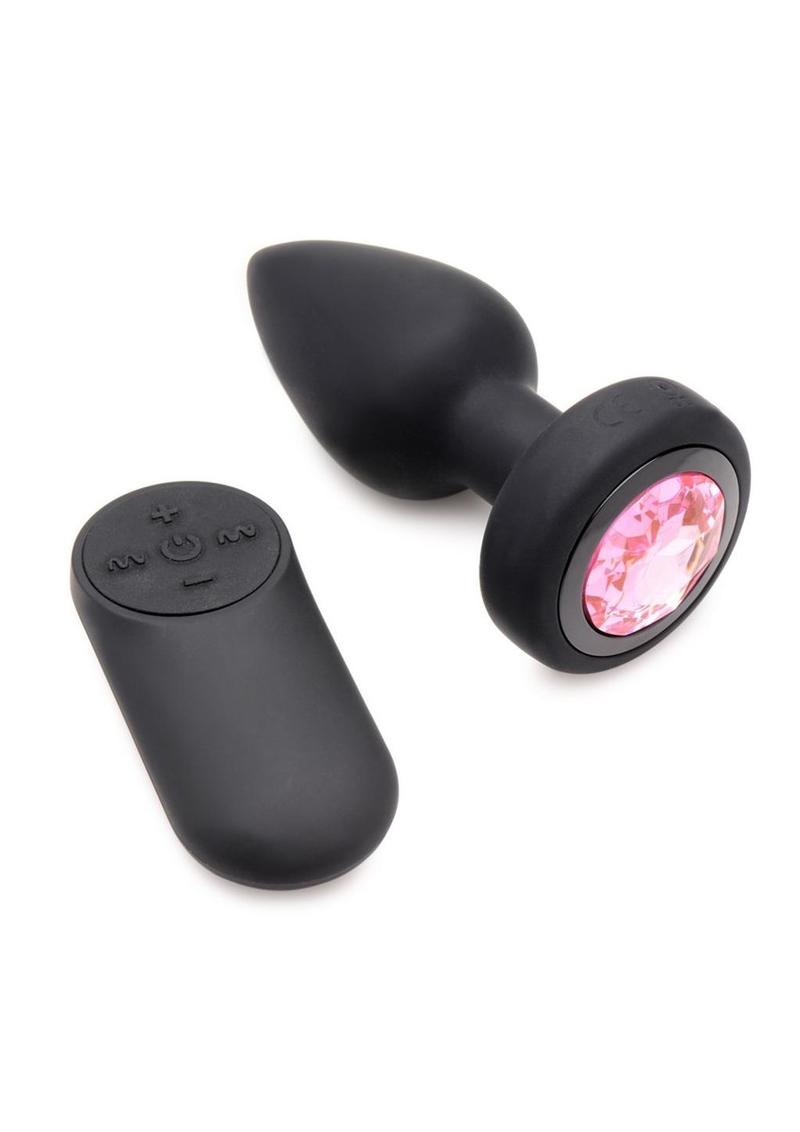 Booty Sparks 28x Rechargeable Silicone Vibrating Gem Anal Plug With Re Fantasy Fun Factory 