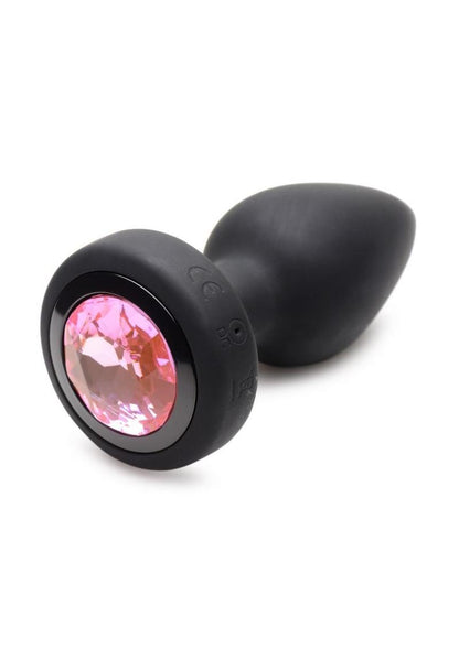 Booty Sparks 28x Rechargeable Silicone Vibrating Gem Anal Plug with Remote Control