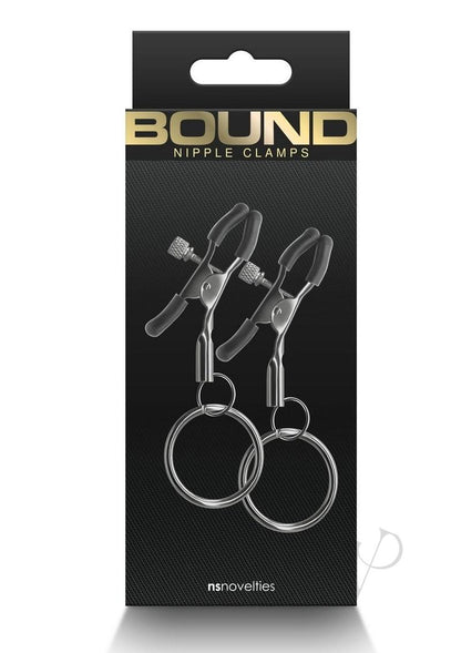 Bound Nipple Clamps C2 - Gray/Grey/Gun Metal/Metal