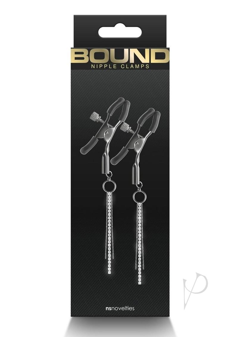 Bound Nipple Clamps D3 - Gray/Grey/Gun Metal/Metal