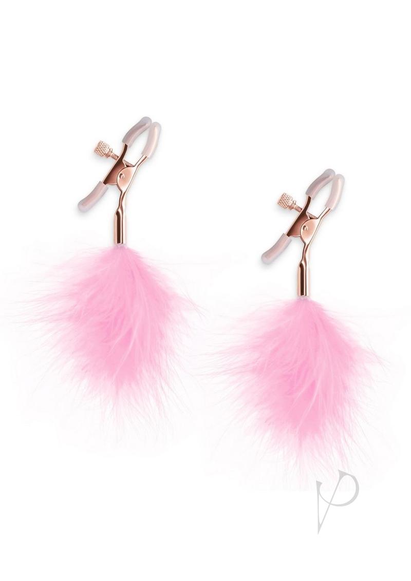 Bound Nipple Clamps F1 - Metal/Pink/Rose Gold