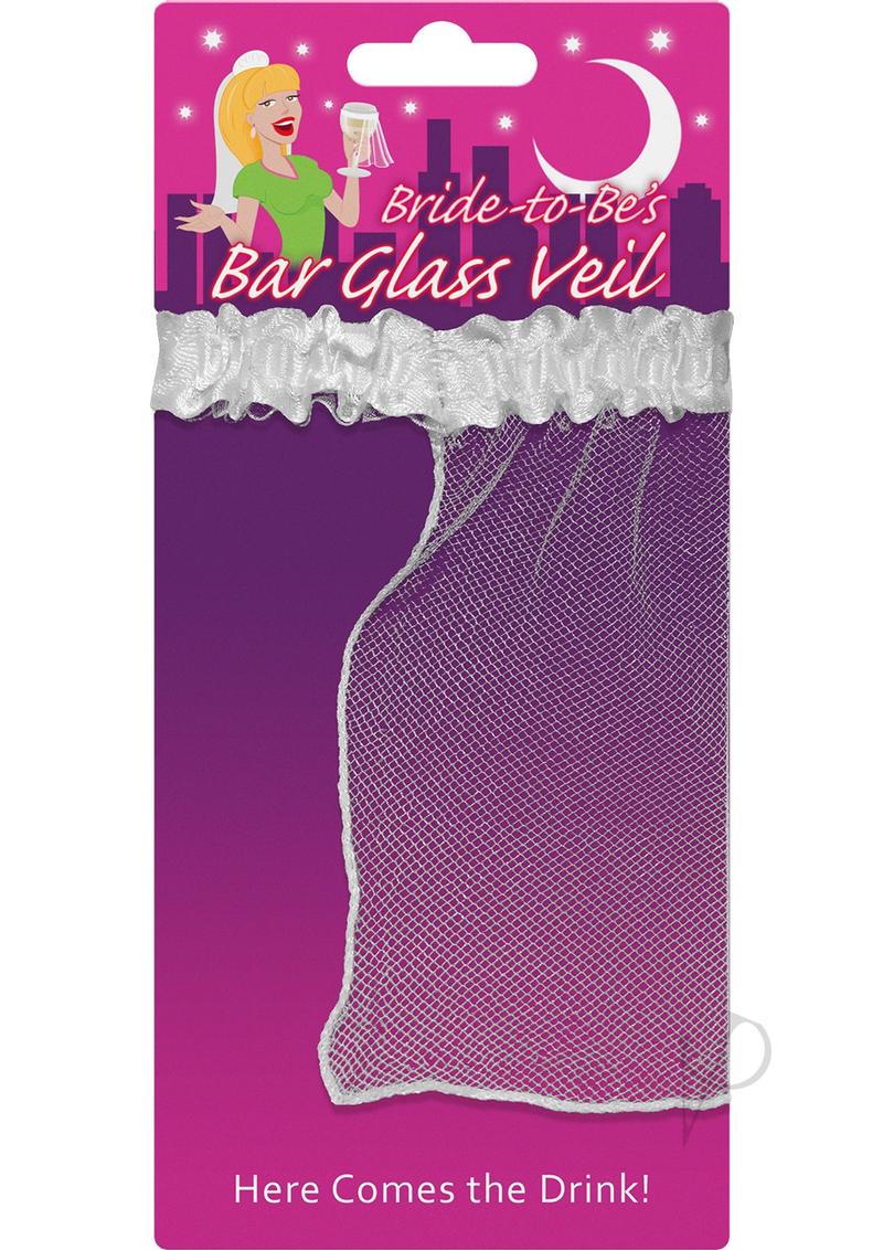 Bride-To-Be's Bar Glass Veil