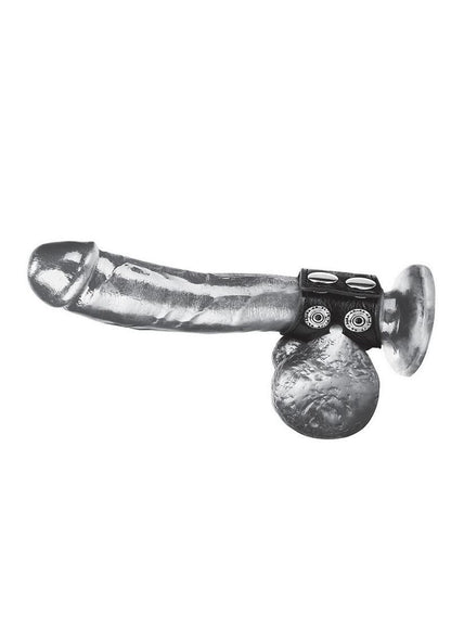 C and B Gear Cock Ring with Ball Strap