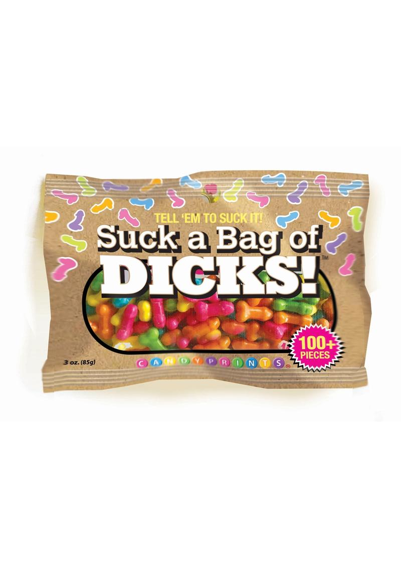 Candyprints Suck A Bag Of Dicks - 3oz - 100 Per Bag/Bag