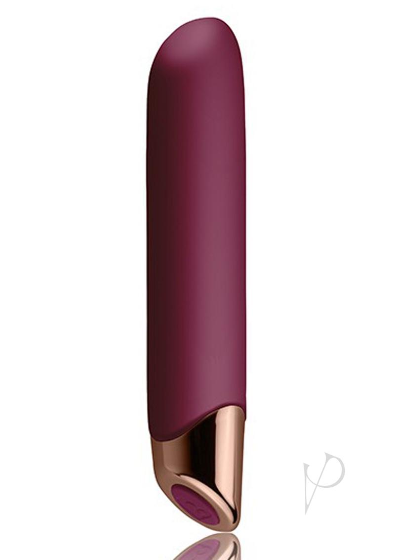 Chaiamo Rechargeable Silicone Vibrator - Burgundy