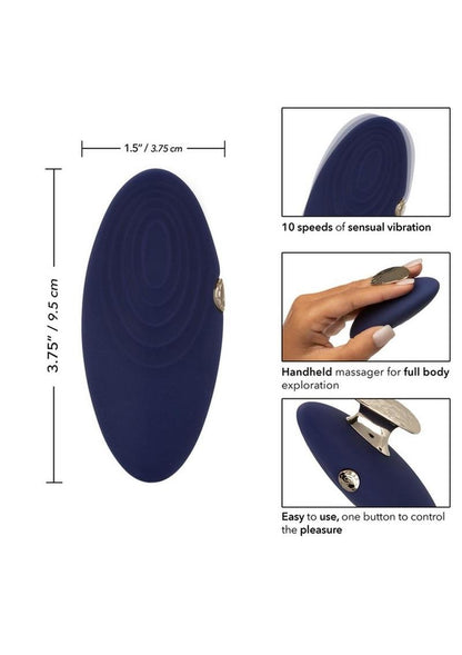 Chic Violet Silicone Rechargeable Massager