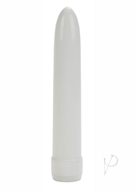 Classic Slender Vibrator - Ivory/White