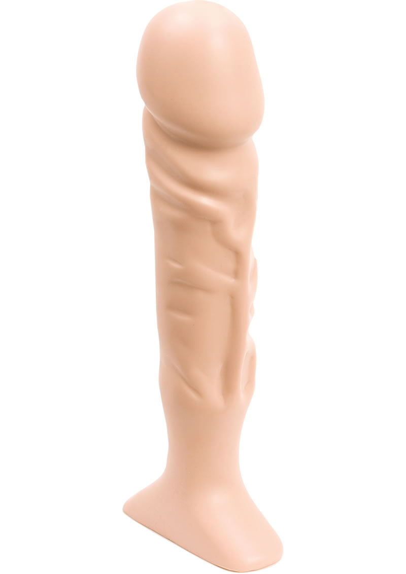 Classic Thin Tool Dildo - Vanilla - 7.5in