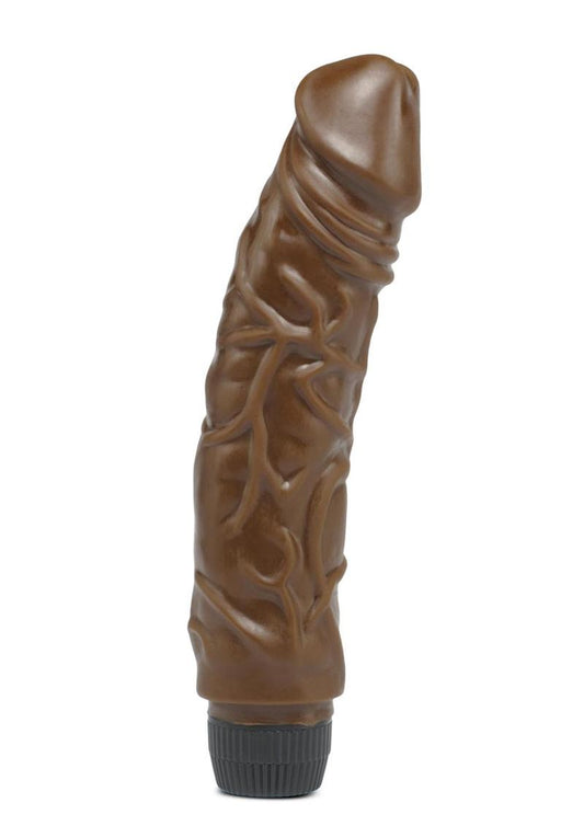 Classix Jelly Chocolate Dream No. 2 Realistic Vibrating Dildo - Brown/Chocolate - 8in