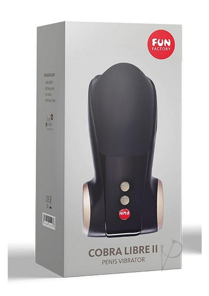 Cobra Libre II Silicone Penis Head Masturbator - Black