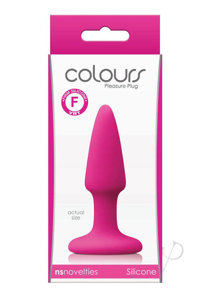 Colours Pleasure Plug Silicone Butt Plug - Mini - Pink - XSmall