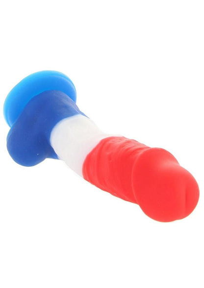 Colours Pleasures Tricolor Silicone Dildo