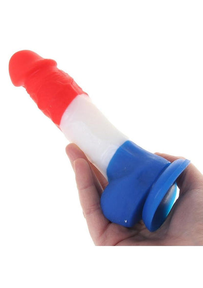 Colours Pleasures Tricolor Silicone Dildo