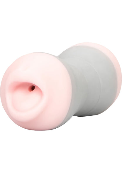 Colt Double Down Dual-Density Masturbator - Mouth and Ass - Pink