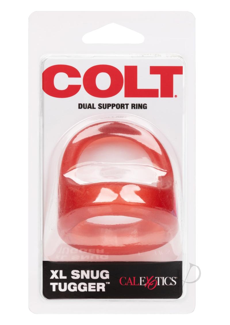 Colt XL Snug Tugger Cock Ring Scrotum Support - Red