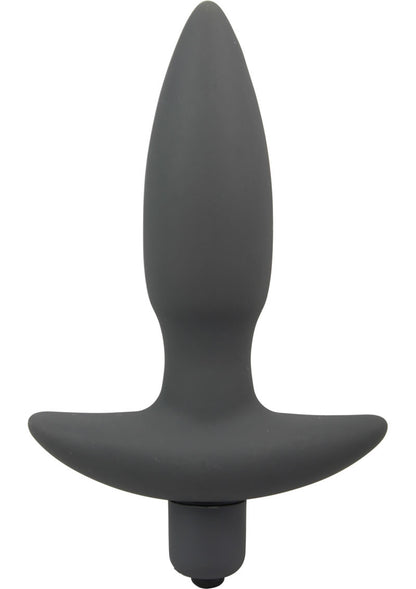 Corked 2 Silicone Anal Plug - Charcoal/Grey - Small