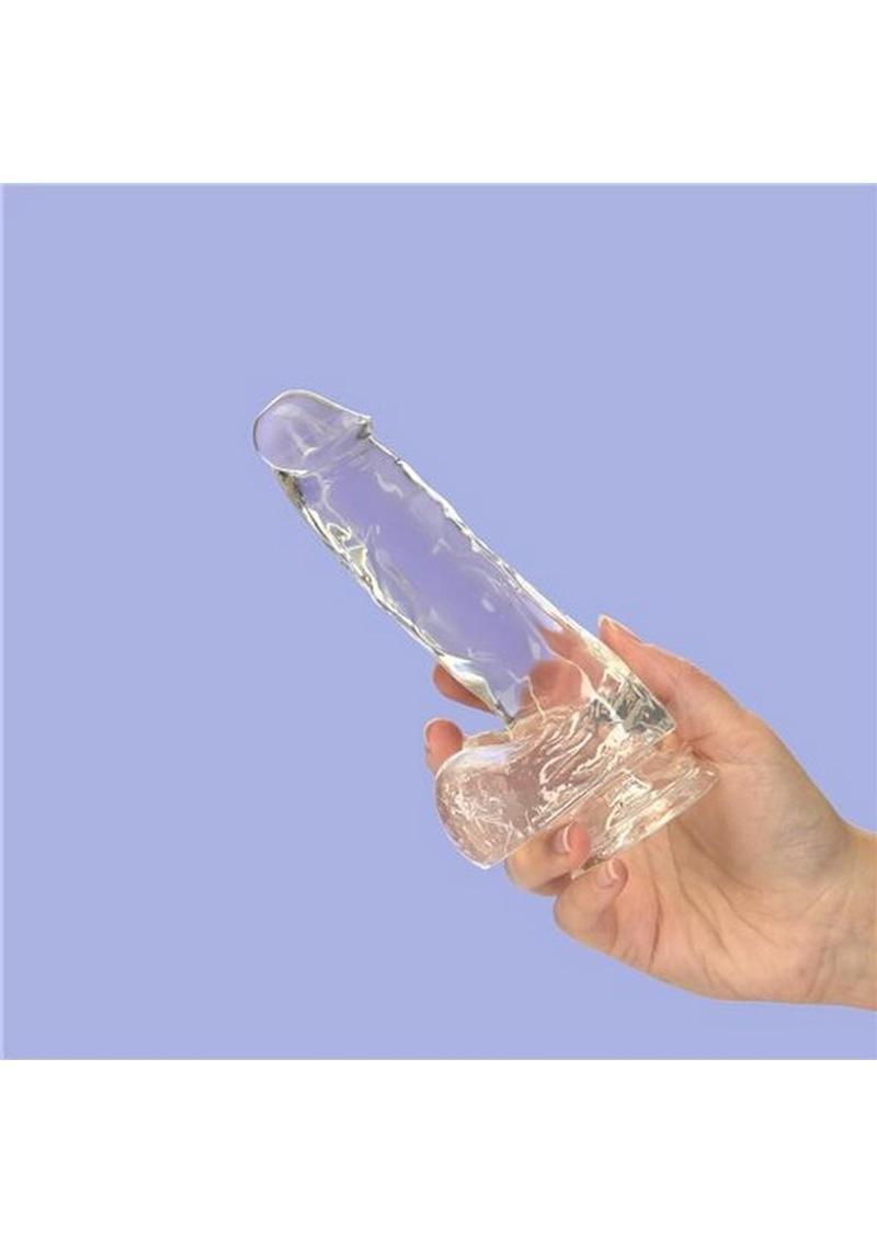 Crystal Addiction Dildo with Balls