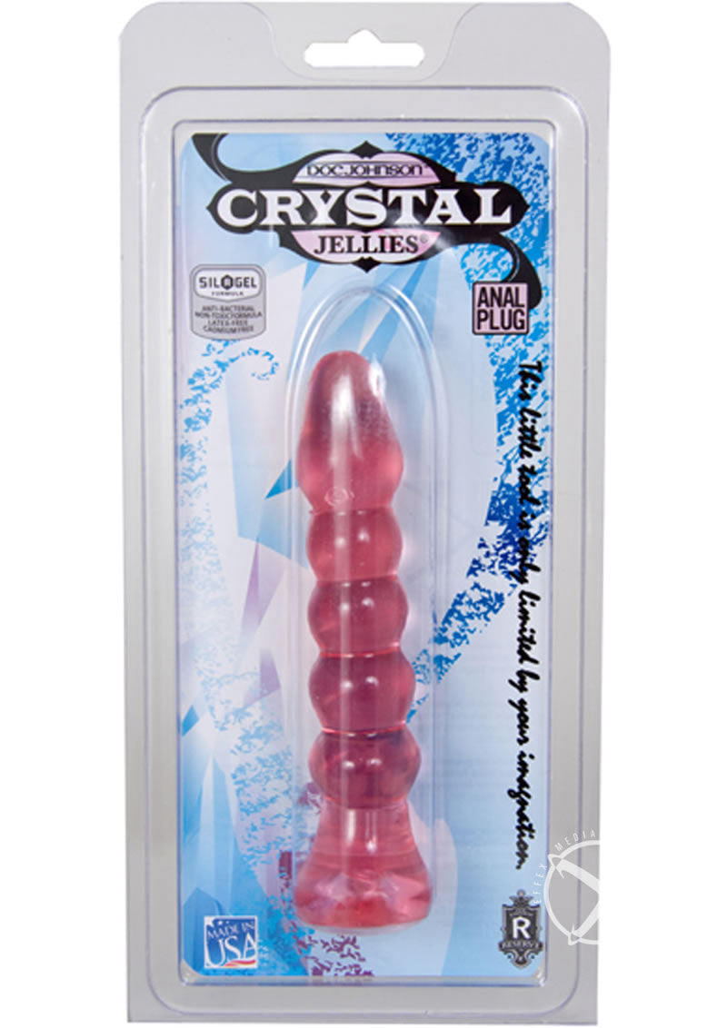 Crystal Jellies Anal Plug - Pink