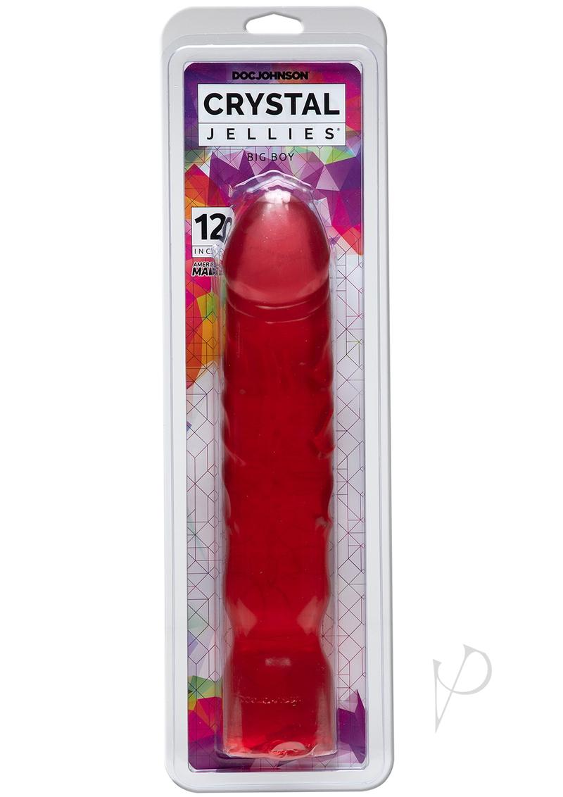 Crystal Jellies Big Boy Dildo - Pink - 12in