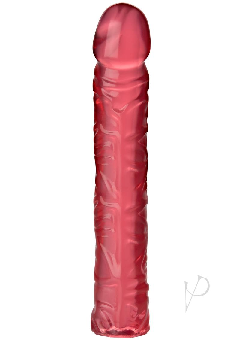 Crystal Jellies Classic Dildo - Pink - 10in