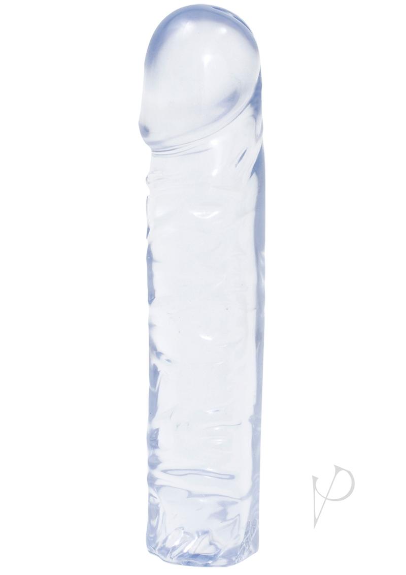 Crystal Jellies Classic Dildo - Clear - 8in