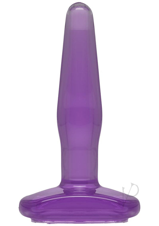 Crystal Jellies - Small Butt Plug - Purple - Small