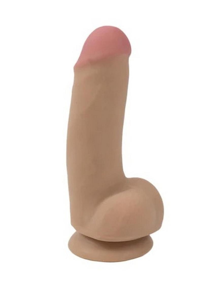 Cyberskin Real Man Wide Load Dildo - Vanilla - 7in