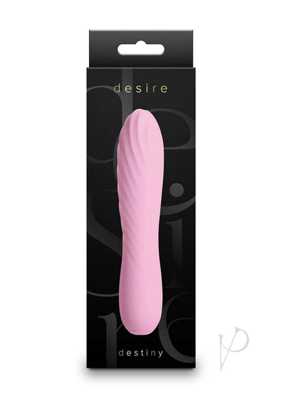 Desire Destiny Rechargeable Silicone Vibrator - Pink