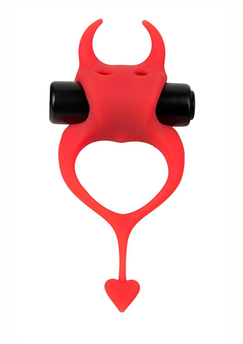 Devol Silicone Vibrating Cock Ring - Red