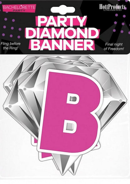 Diamond Bachelorette Party Banner