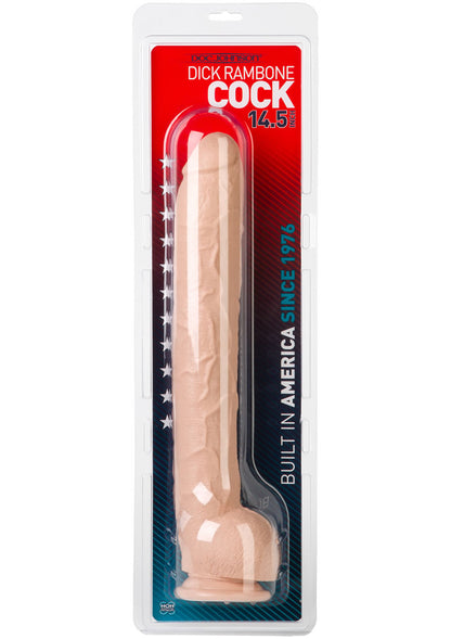 Dick Rambone Dildo - Vanilla - 17in