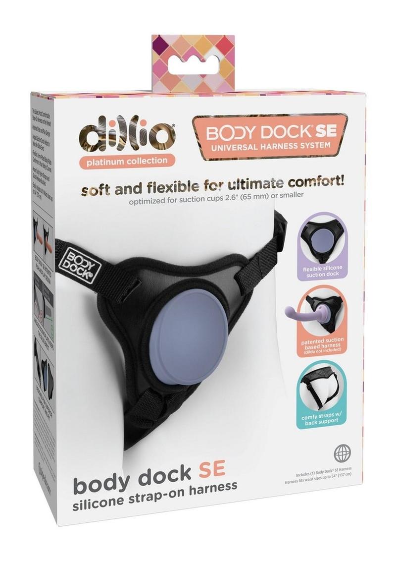 Dillio Plantinum Body Dock Harness System - Black/Lavender/Purple