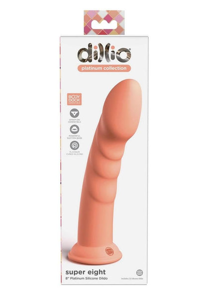 Dillio Platinum Super Eight Silicone Dildo