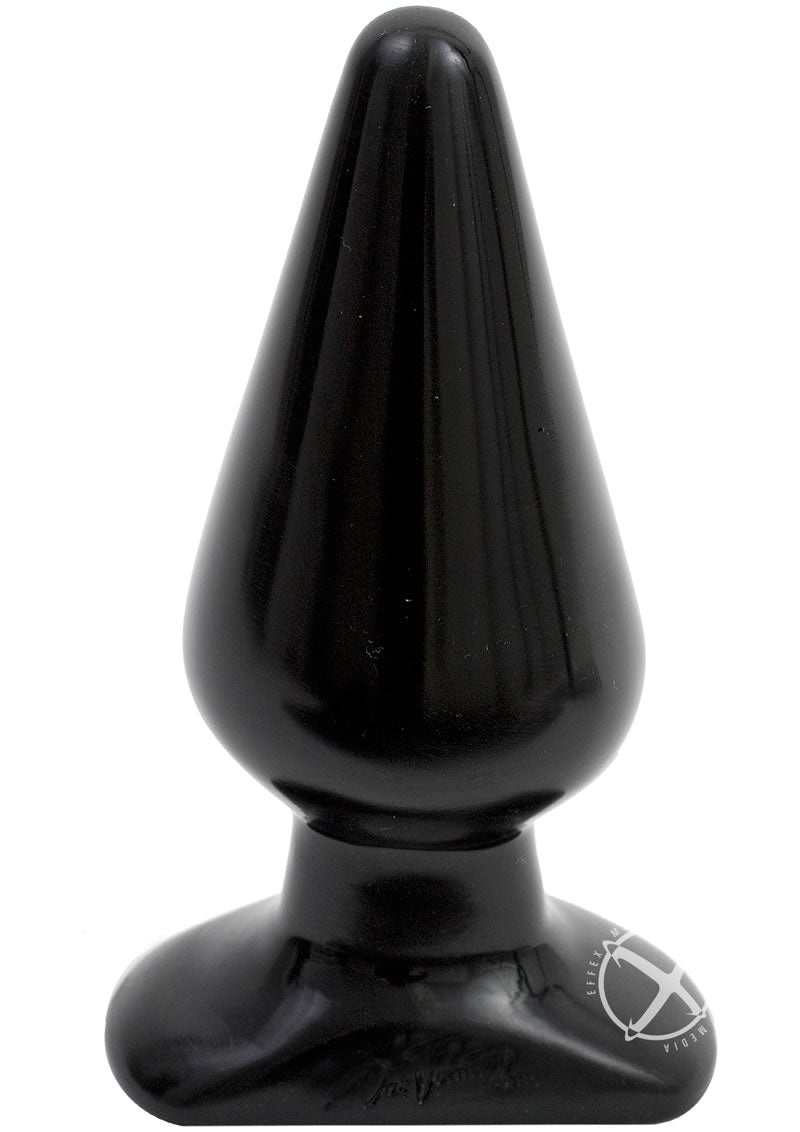 Doc Johnson Classic Butt Plug - Black - Large