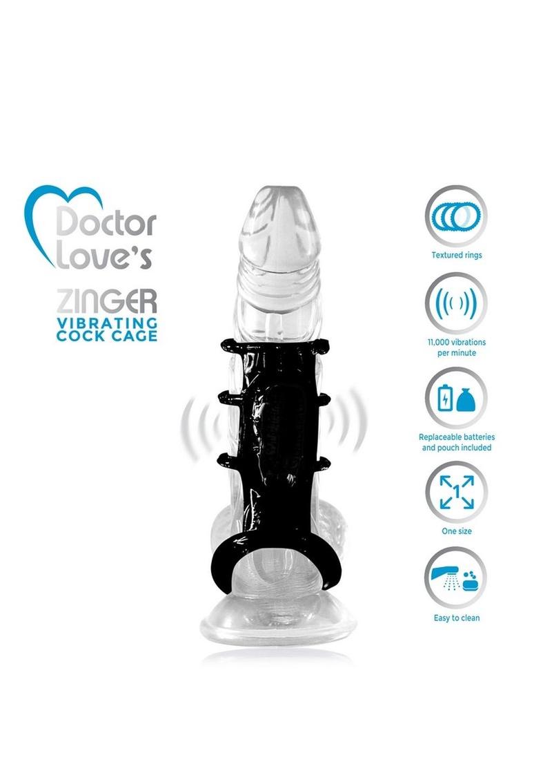 Doctor Love's Zinger Vibrating Cock Cage