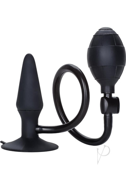 Dr. Joel Kaplan Silicone Inflatable Butt Plug - Black