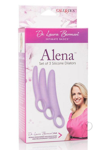 Dr. Laura Berman Alena Silicone Dialators - Purple - 3 Piece Kit/Set