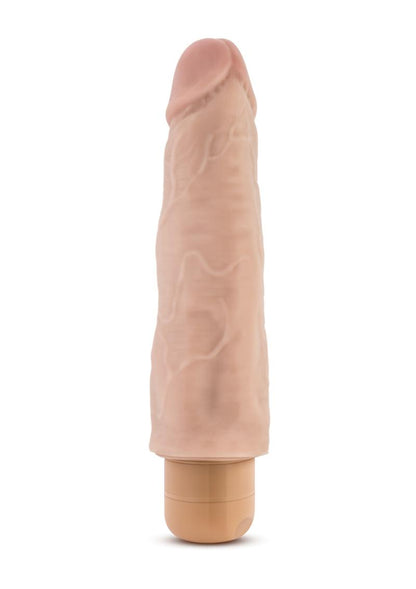 Dr. Skin Cock Vibe 14 Vibrating Dildo - Vanilla - 8in