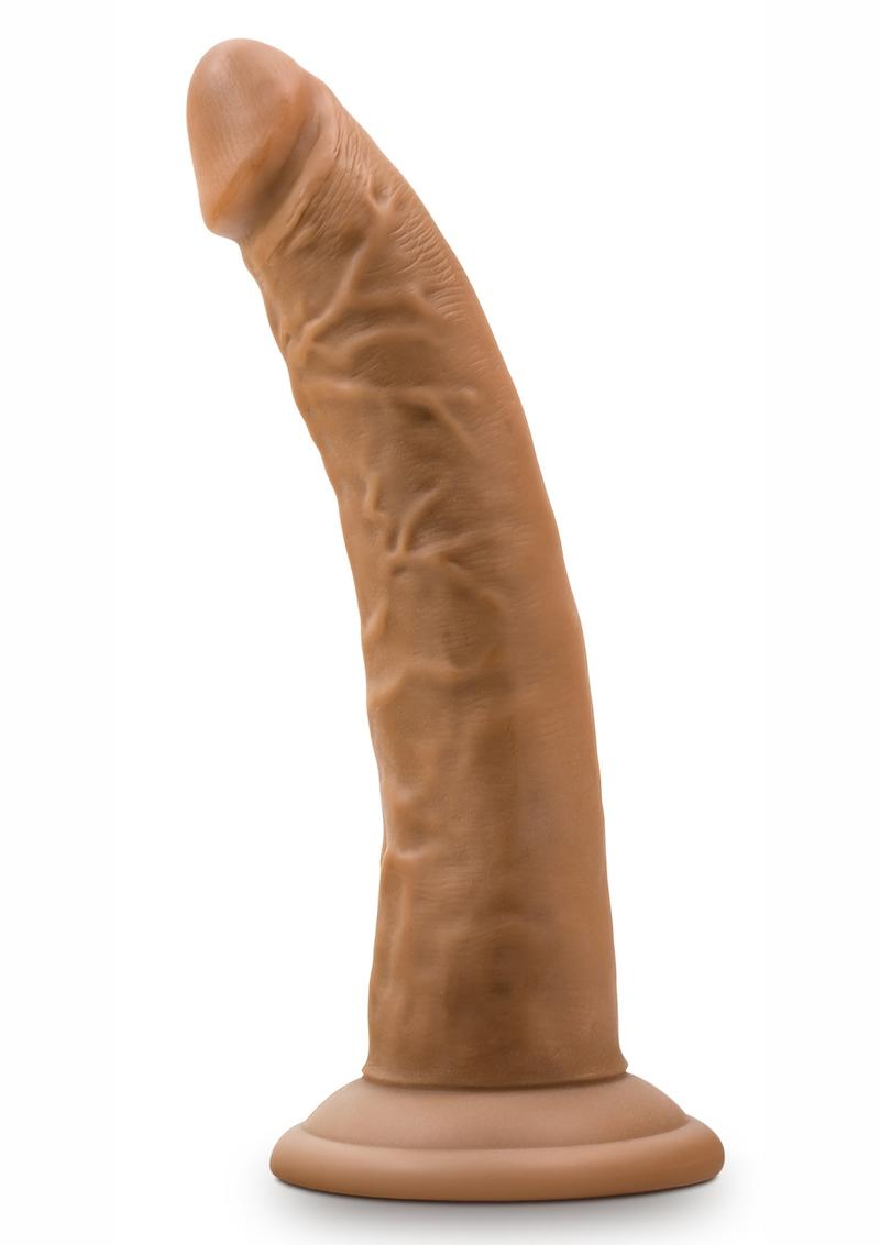 Dr. Skin Dildo with Suction Cup - Caramel - 7in