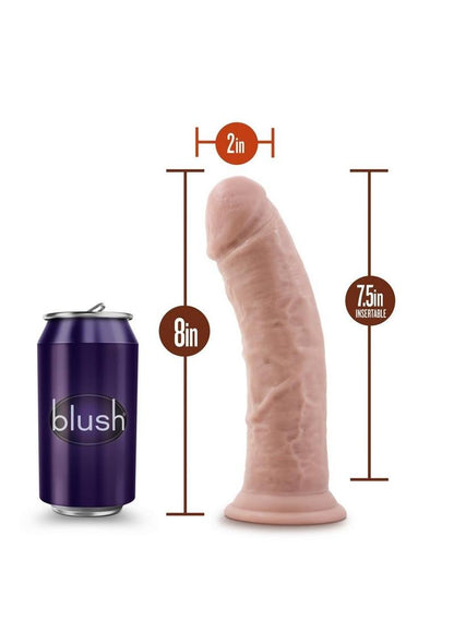 Dr. Skin Plus Thick Posable Dildo with Suction Cup