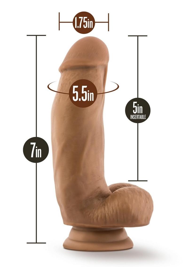 Dr. Skin Silicone Dr. Samuel Dildo with Balls and Suction Cup